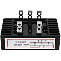 Keenso Puente Rectificador de Diodo Trifásico de AC a DC- Puente Rectificador de Gran Potencia SQL100A 1600V para…